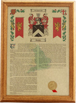 Click to enlarge Coat Of Arms & Surname History